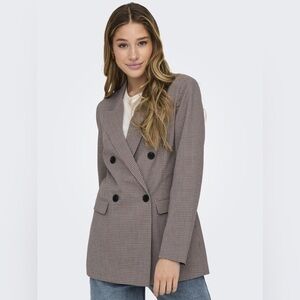 Only Kayle Joss Check Blazer